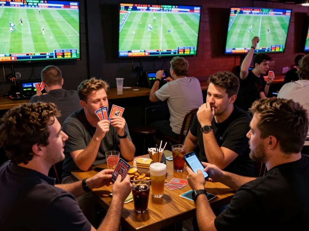 Exciting sports bettors engage in live action at a KP88 betting event, showcasing thrilling gameplay.