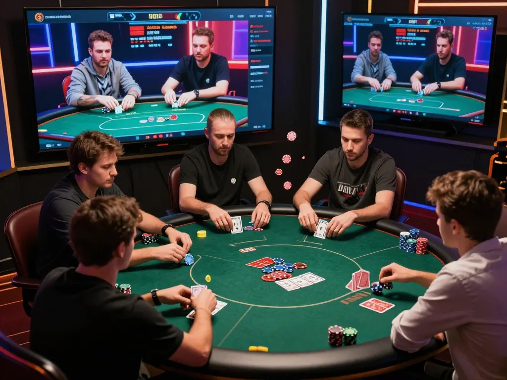 Sunwin online poker game showcasing players in action with vibrant graphic interface