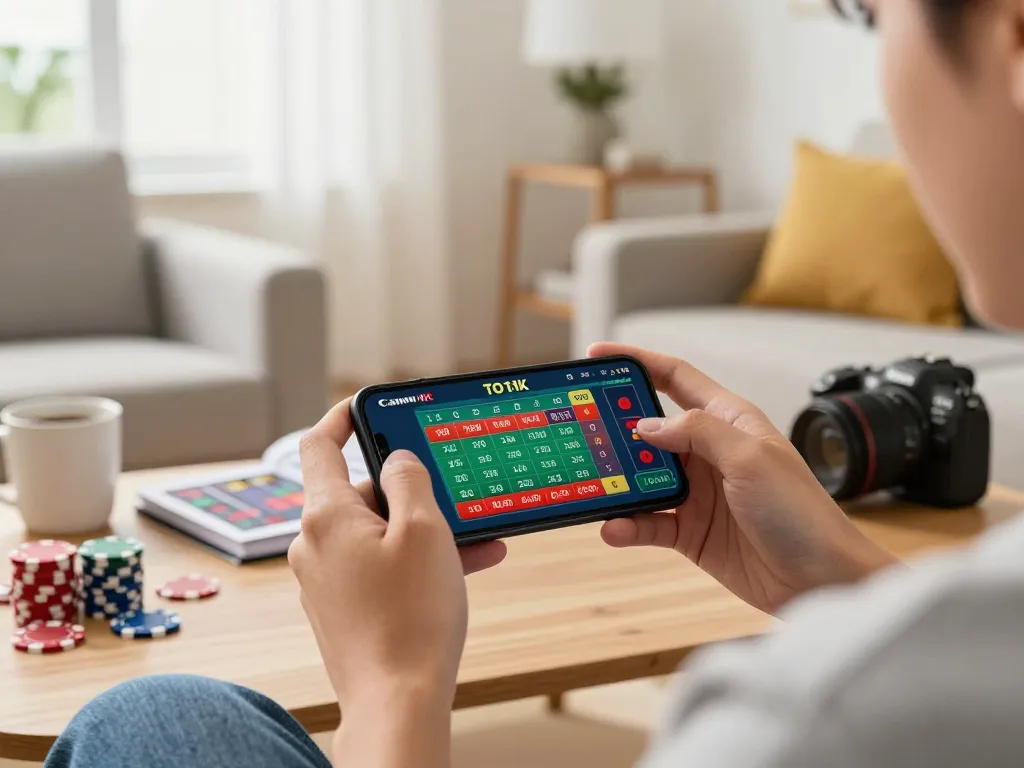 Toto HK mobile betting session with player showcasing dynamic gameplay