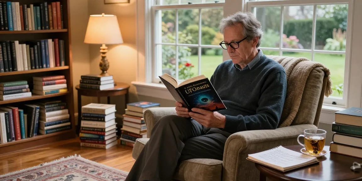 Explore T Allen Greenfield’s work on https://tallengreenfield.com amidst a cozy library setting.