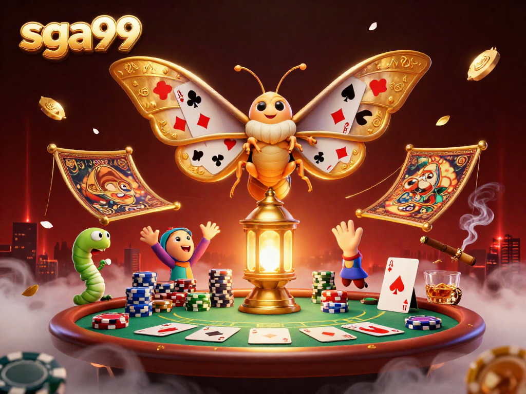 Engage with sga99 at the vibrant casino scene showcasing poker and gaming excitement.