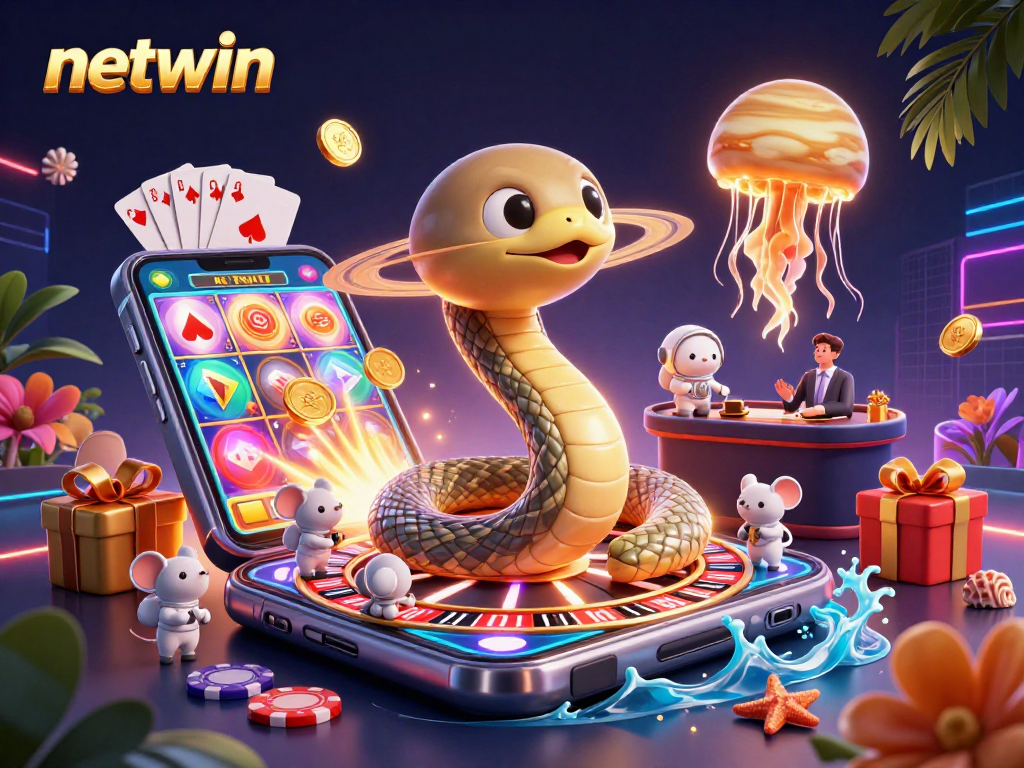 Experience thrilling gaming at Netwin, where astronaut mice bet on a cosmic roulette wheel.