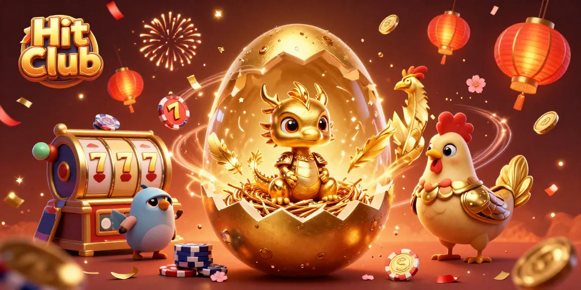 Experience thrilling gameplay at Hit Club with golden dragons and vibrant celebrations!