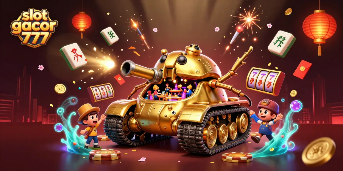 Spin to win at slot gacor 777 with vibrant casino scenes and golden winning elements.