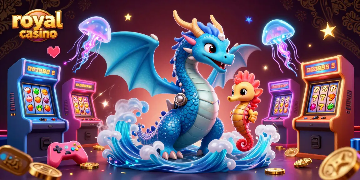 Engage with the royal casino experience, showcasing vibrant slot machines and captivating gameplay.
