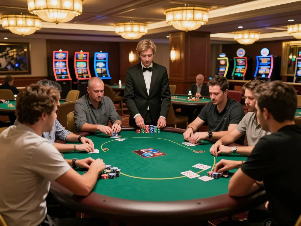 TR88 VIP poker room scene showcasing high-stakes gameplay, luxurious setting and engaged players