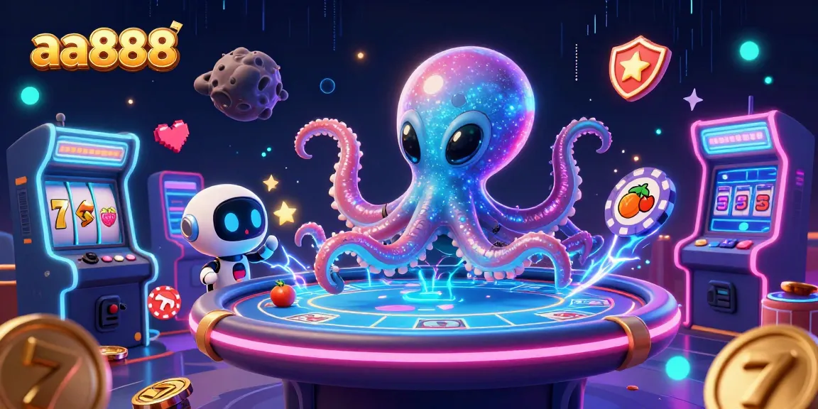 Experience exciting gameplay with aa888's vibrant alien poker scene featuring dynamic elements and immersive design.