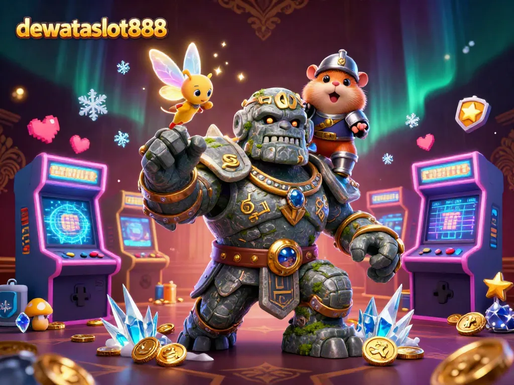 dewataslot888 menghadirkan golem penjaga warna-warni dengan elemen permainan kasino