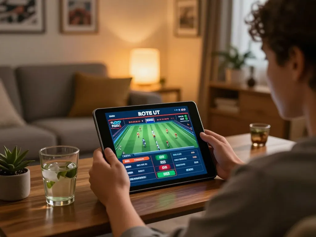 Engaging in real-time KQBD sports betting from the comfort of home.