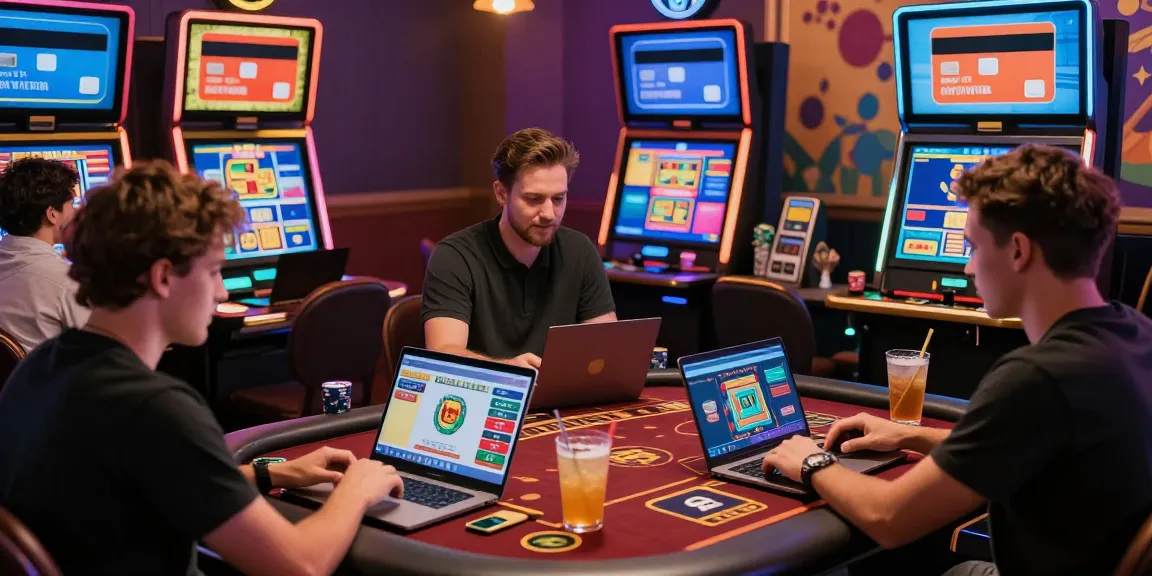 Experience the thrill of credit card casinos at jumpspace.org.uk with players enjoying vibrant games and secure payments in a lively digital setting.