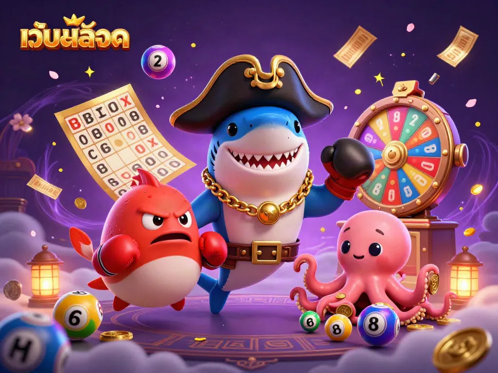 เล่นเกมเว็บสล็อตด้วยรูปลักษณ์ที่น่าหลงใหลจากปลาฉลามและปลาปักเป้า