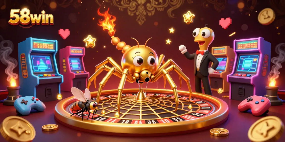 Engage in thrilling bets at 58win's roulette wheel, where excitement meets vibrant gaming.