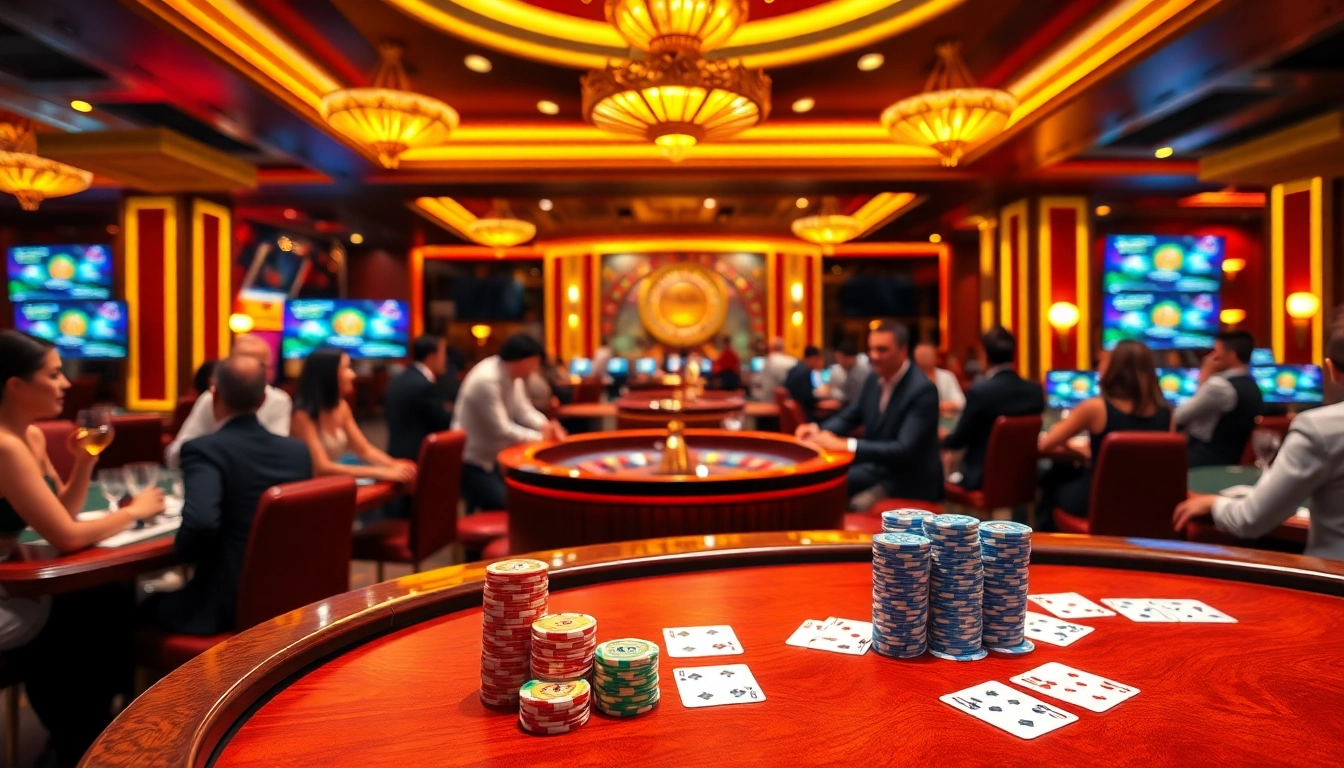 Experience thrilling games at 69VN with exciting casino layouts and poker tables.