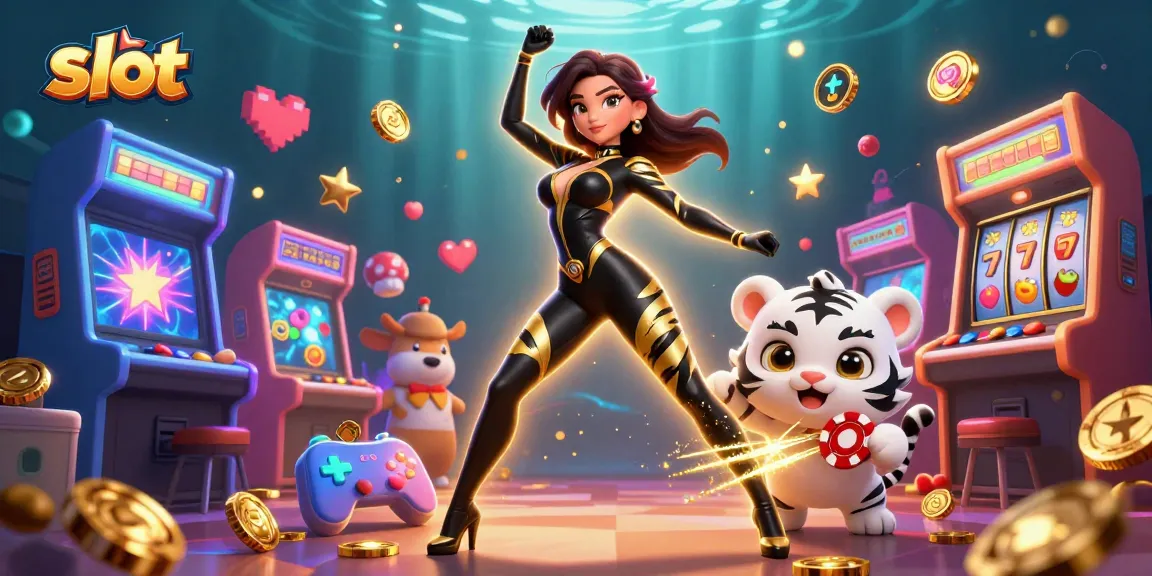Spin slot machines with dazzling characters and vibrant gaming elements in an exciting casino scene.