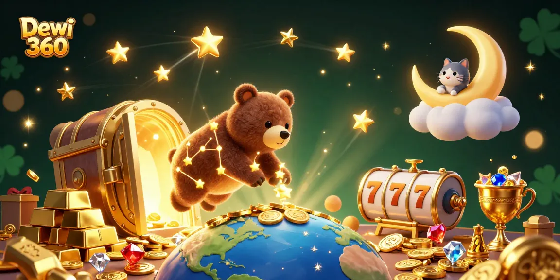 Permainan unggulan Dewi 360 dengan slot dan simbol keberuntungan menyajikan kaya gulungan emosional.