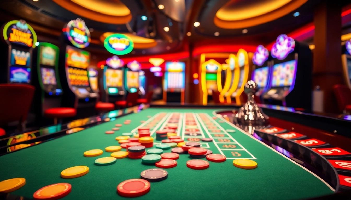 Engaging casino gaming scene showcasing citinow sg with roulette excitement and vibrant ambiance.
