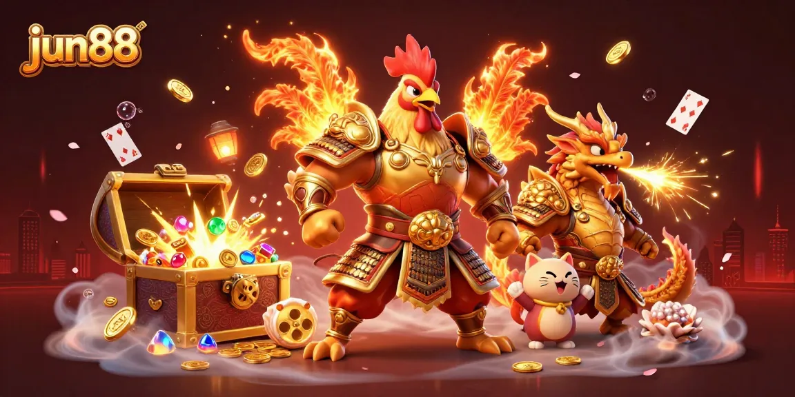 Experience thrilling gaming action at jun88 with dynamic slot games and vibrant characters.