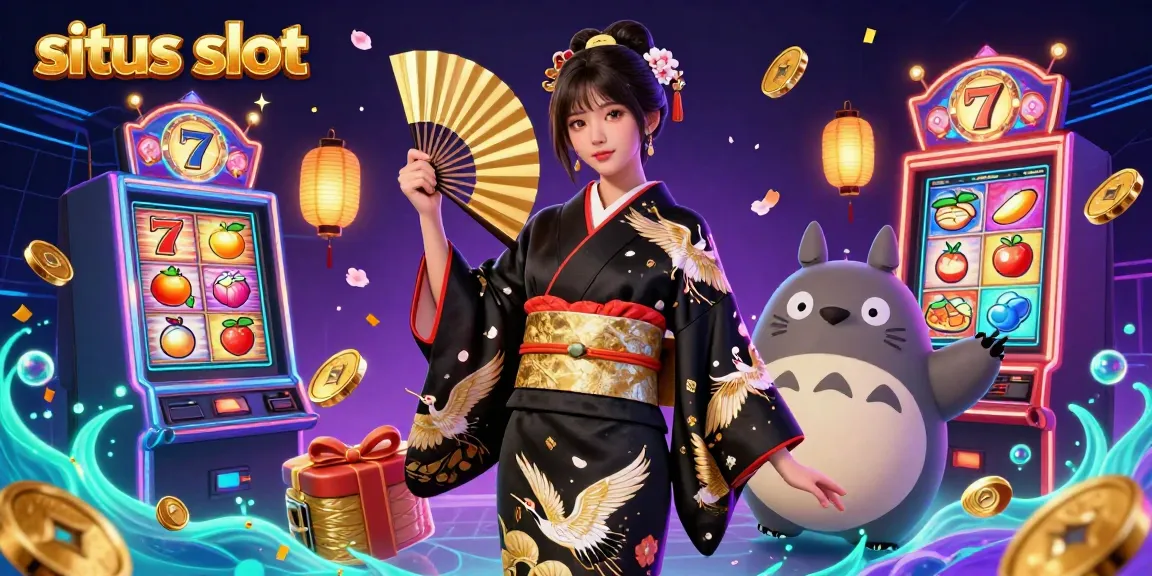Experience the thrill of situs slot with vibrant slot machines, lucky 7s, and enchanting characters in 3D.