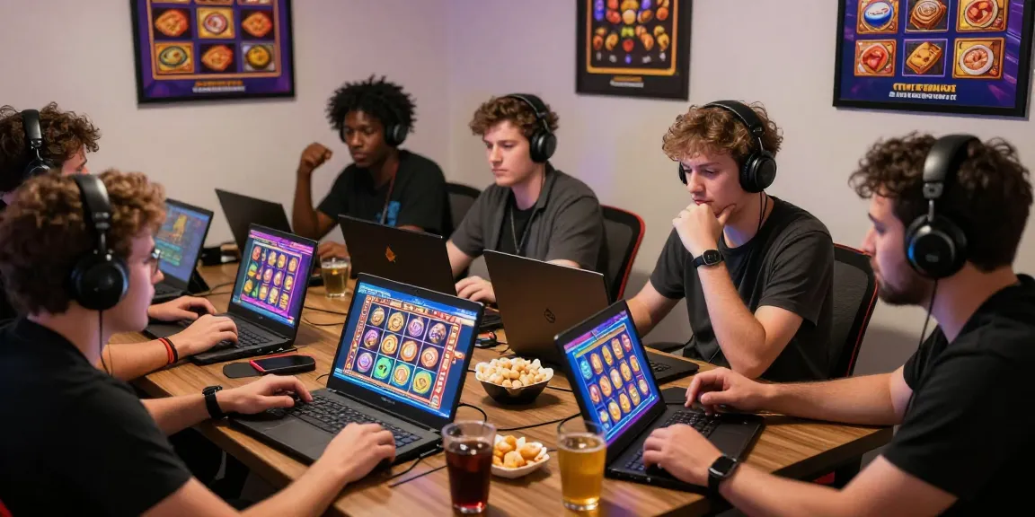 Komunitas pemain aktif di https://honda555.net/ dengan perangkat game digital dan suasana ceria.