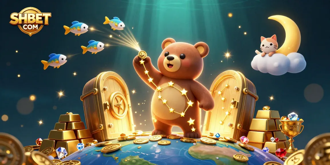 Engage with SHBET COM by exploring a vibrant 3D casino world filled with treasures and excitement.
