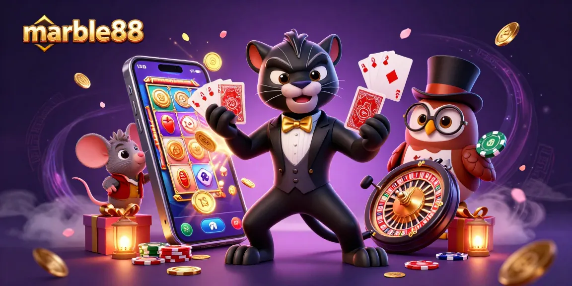 มาร่วมสนุกกับ marble88 ในการเล่นเกมคาสิโนรับโชคจริงพร้อมความตื่นเต้น