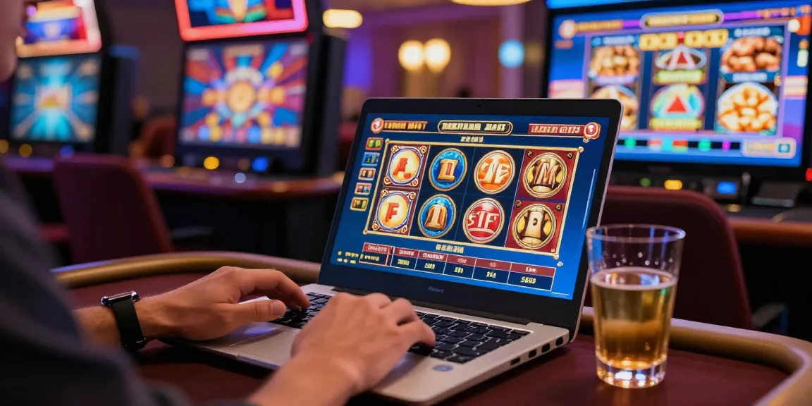 Engaged player at casinos that accept credit card making a deposit online with excitement