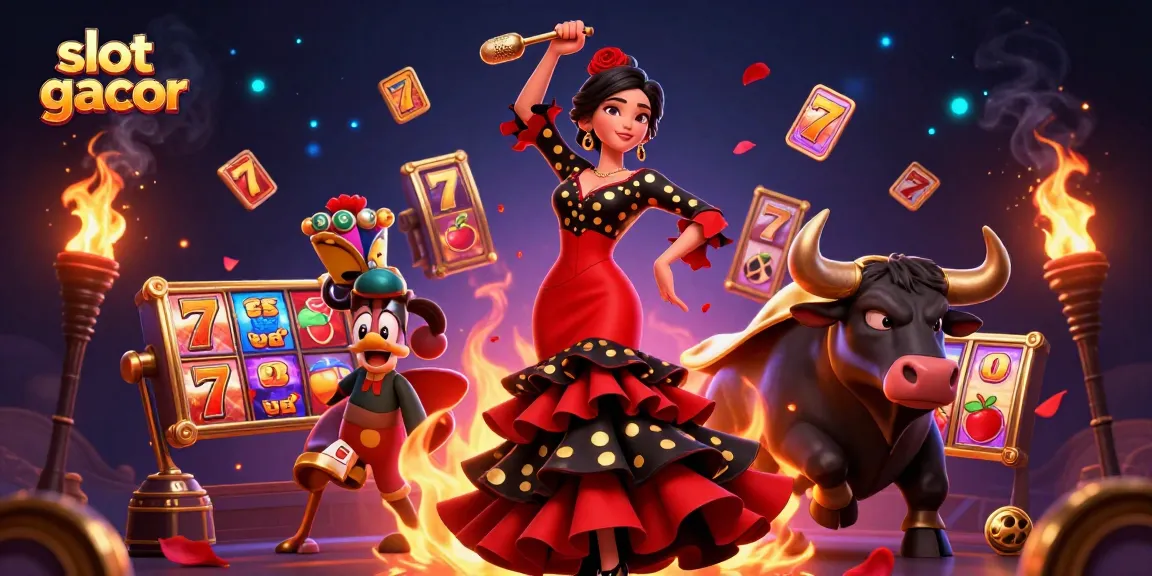 Experience the excitement of slot gacor with vibrant 3D characters and dynamic casino elements.