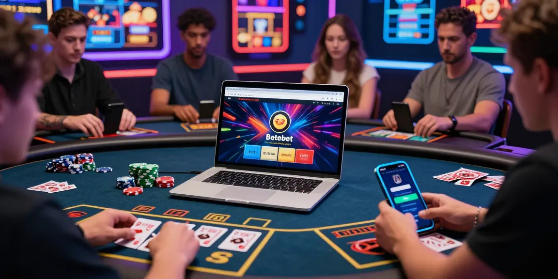 Engaging players enjoying Betebet online gambling experience with vibrant casino games and live dealer action.