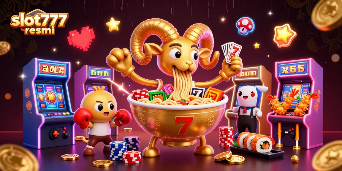 Experience dynamic gameplay and big wins with slot777 resmi, featuring vibrant casino characters and slot elements.