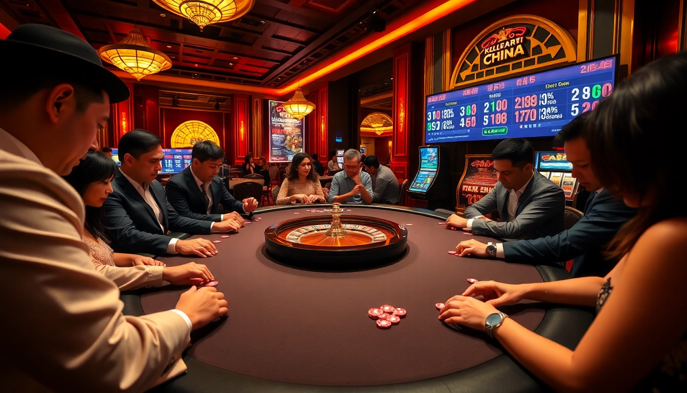 Experience the excitement of keluaran china at a luxurious casino poker table.