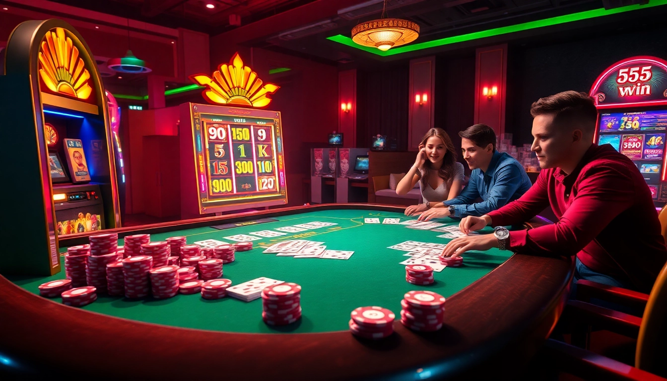 Experience the thrill of winning at 555win with immersive online casino action and vibrant visuals.