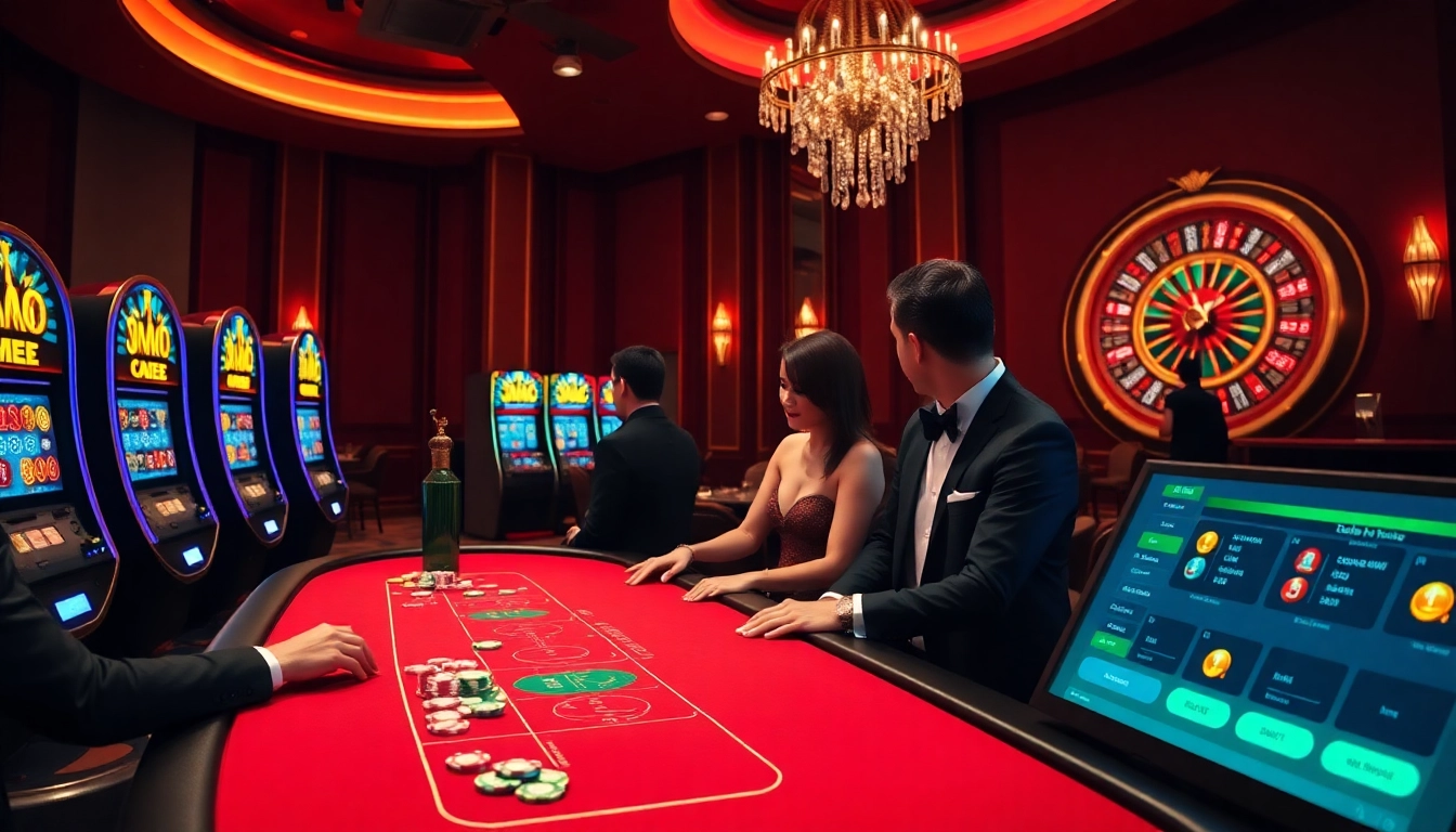 Immerse yourself in the thrilling atmosphere of MM88's online casino with vibrant games.