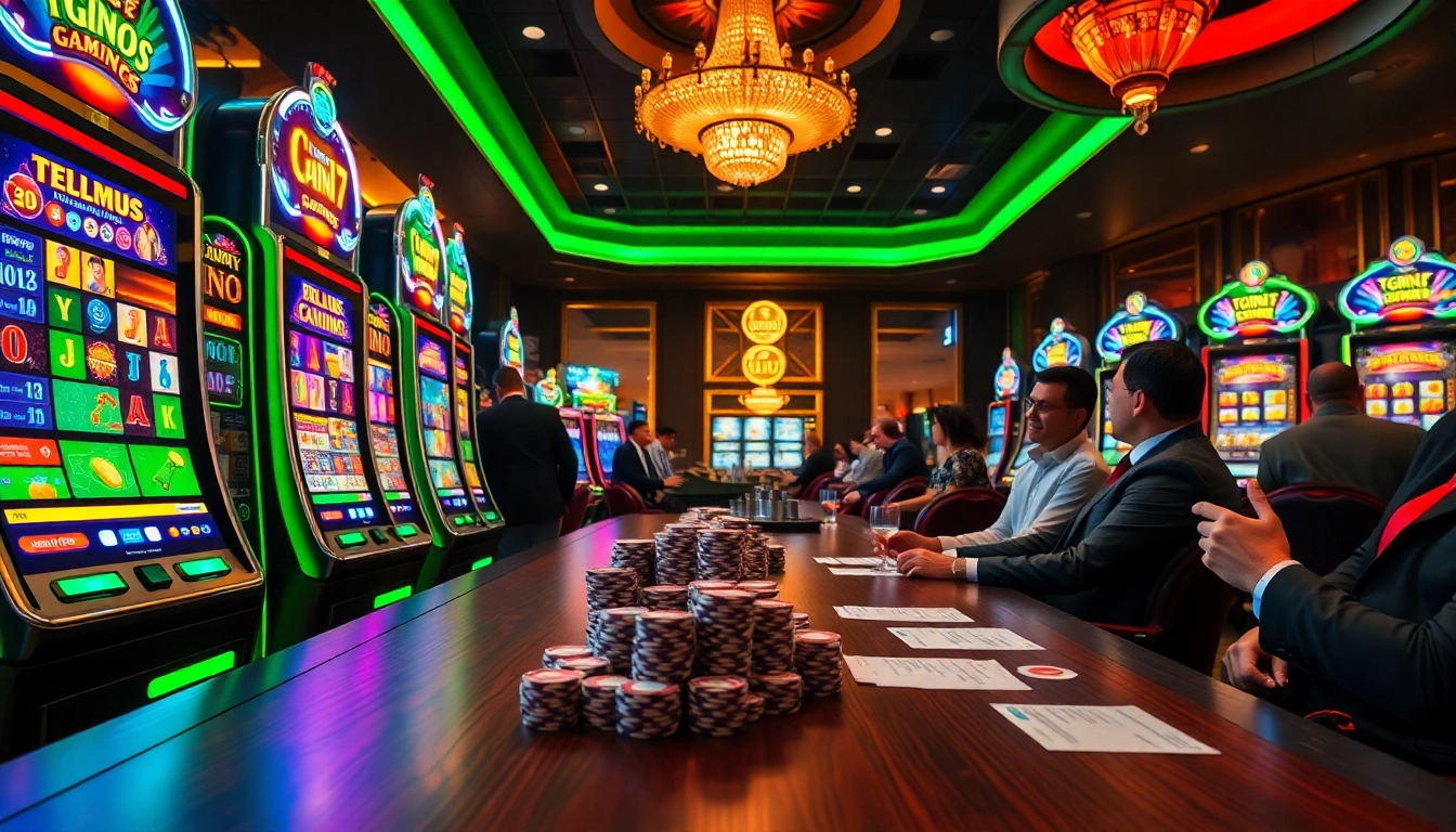 Experience the enticing thrills at Bro138 gaming platform with engaging slot machines and vibrant gaming atmosphere.