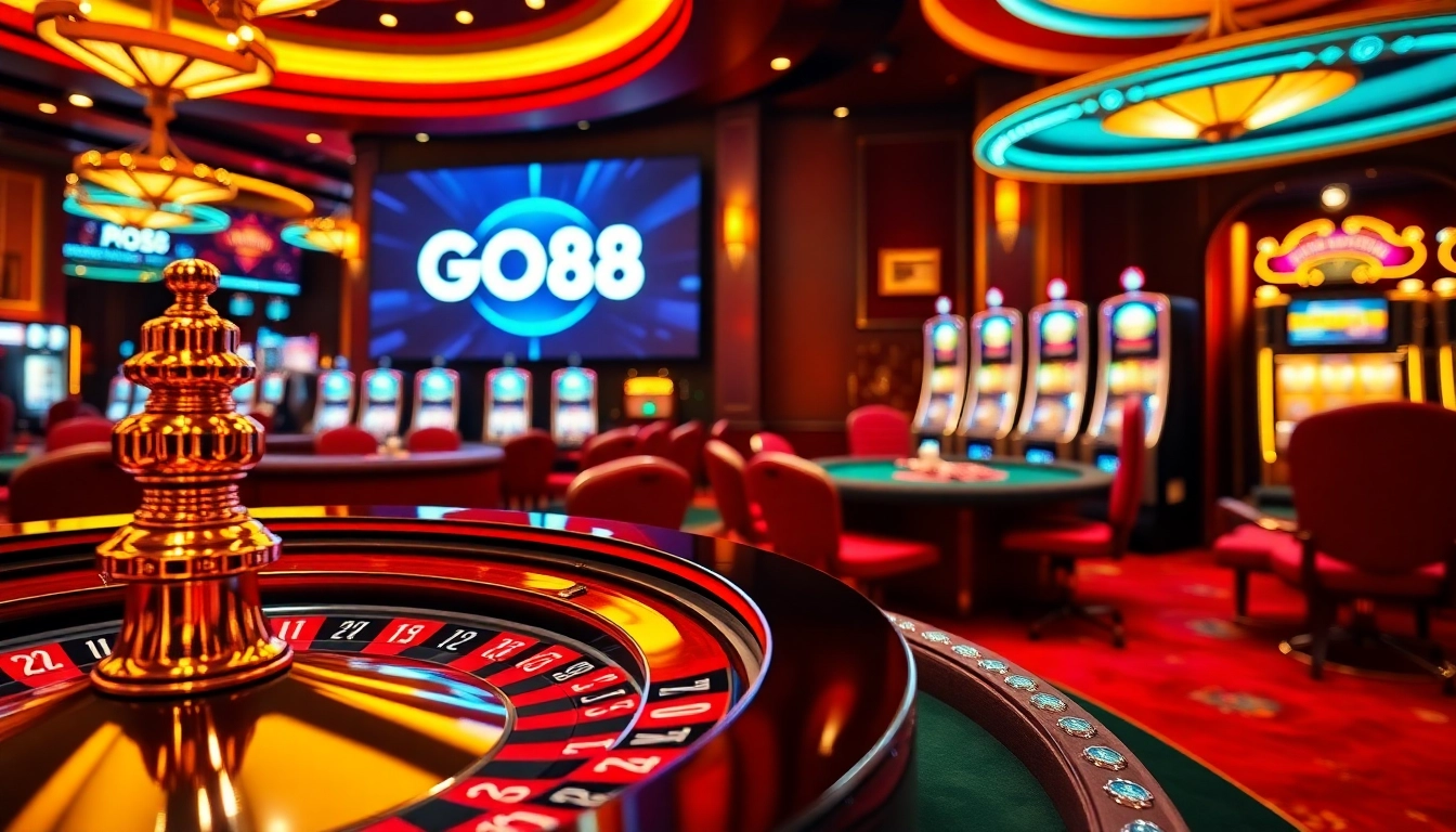 Play exciting games at Link Go88 with vibrant casino elements and thrilling action.