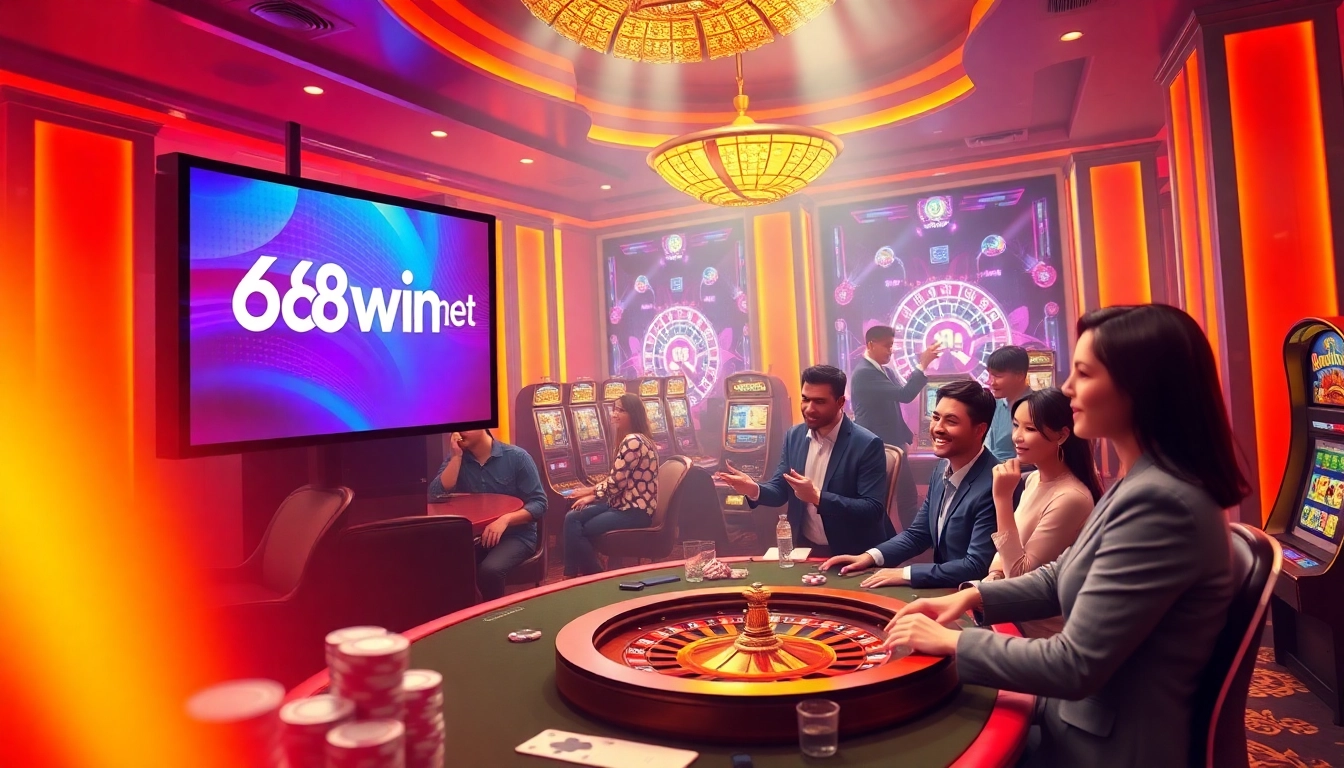 Experience the thrill of online gambling at 68win net with colorful casino features and engaging gameplay.