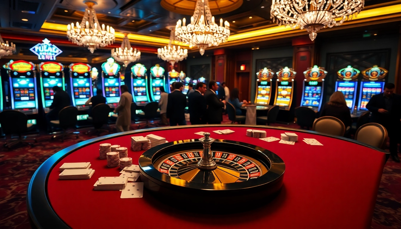 Catch the excitement with https://nohu90.tools/ at a luxurious casino table filled with chips and cards.