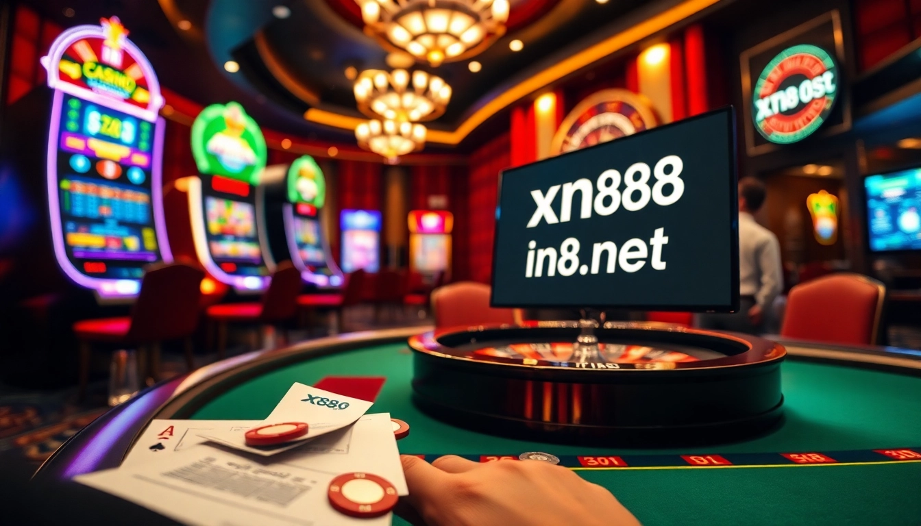 Experience the excitement of betting at xn88 net with vibrant casino games and inviting atmosphere.