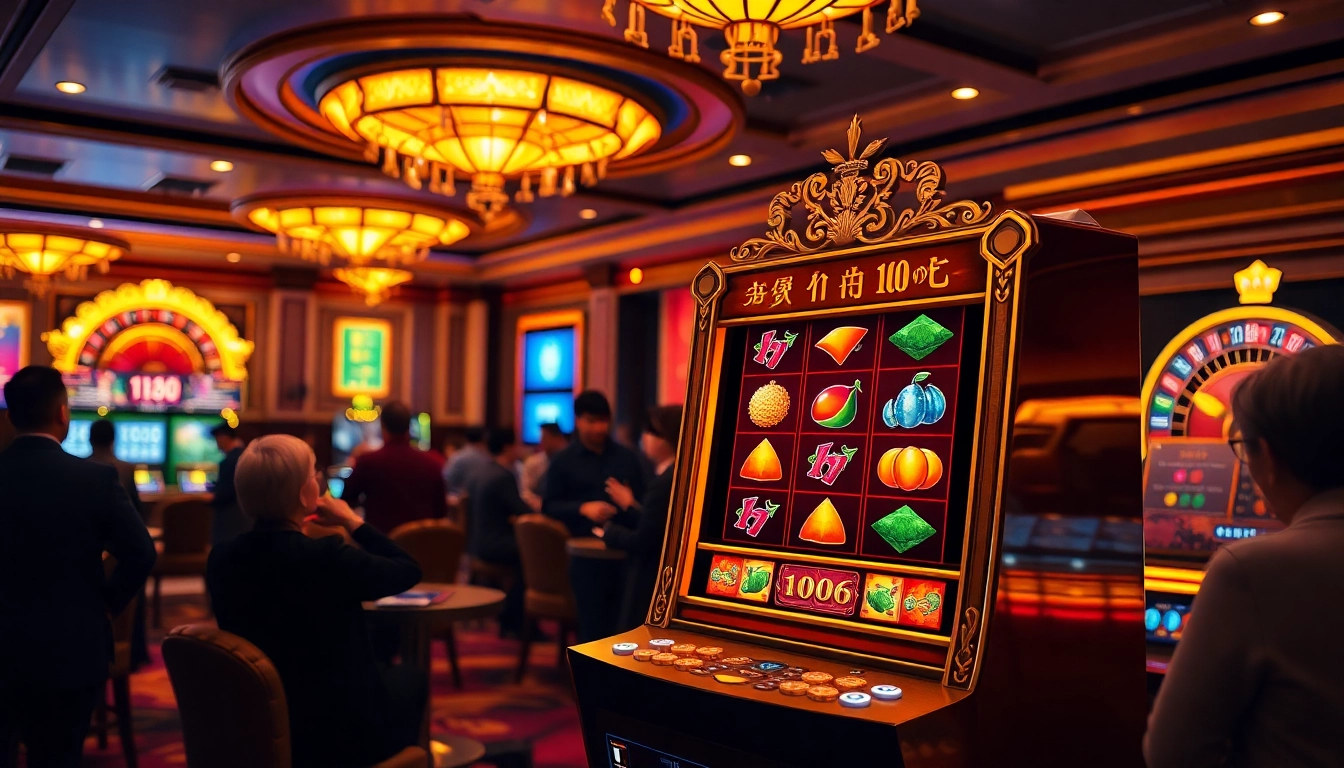 Spin to win big with nổ hũ - a high-stakes casino slot machine experience filled with excitement.