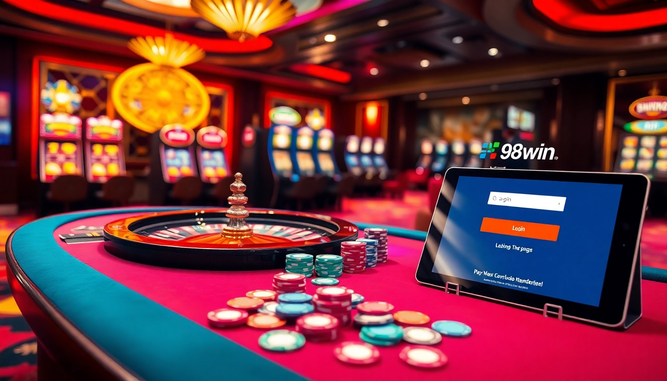 Feel the thrill of gambling at 98win đăng nhập with vibrant tables and slot machines.