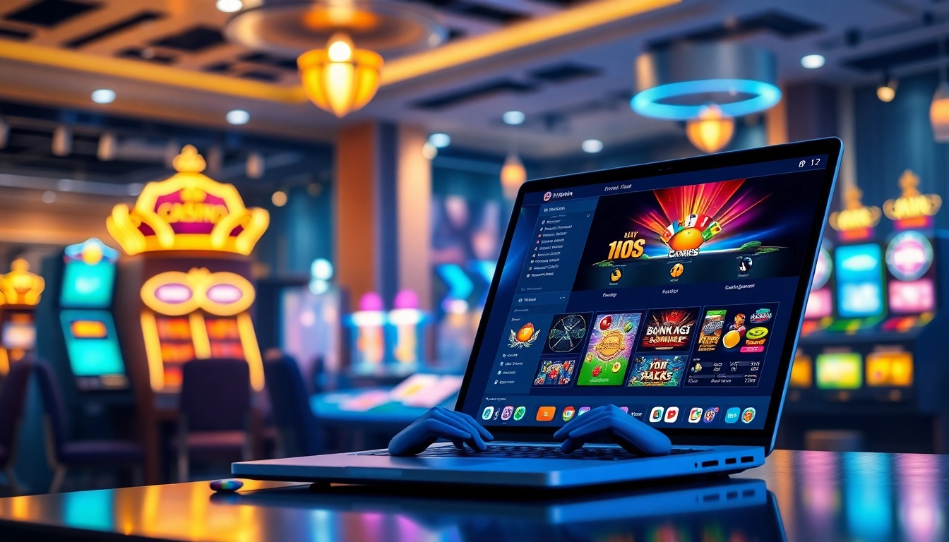 Explore the vibrant digital interface of VICWIN, showcasing diverse online casino games and interactive features.