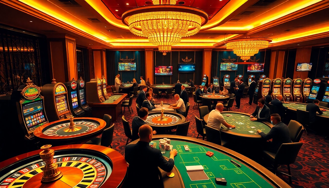 Experience the thrill of gambling at https://fun79vip.com/ with vibrant casino tables and eager players.