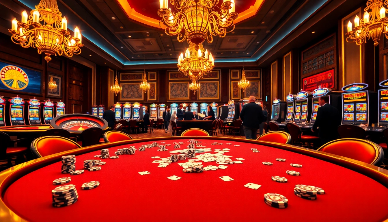 Experience thrilling gameplay at https://xx88.forex/ with a luxurious casino scene featuring a vibrant poker table and roulette.