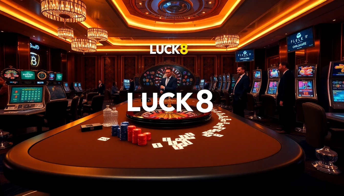 LUCK8 players enjoy vibrant casino games with luxury tables and high-tech betting options.